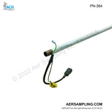 Aer Sampling product image PN-364 6ft 220-240V probe heater viewed from right tail top