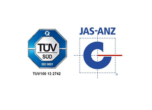 TUV SUD ISO 9001 QMS certified logo with Aer Sampling certification ID