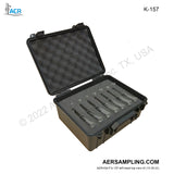 Aer Sampling product image K-157 glass nozzles kit viewed from left head top