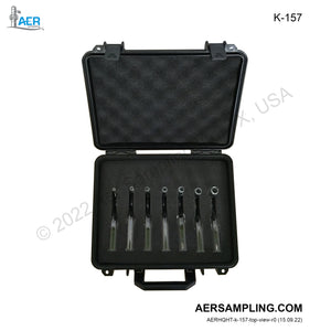 Aer Sampling product image K-157 glass nozzles kit viewed from top