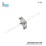 Aer Sampling product image K-162 filter holder clamp kit viewed from right tail top