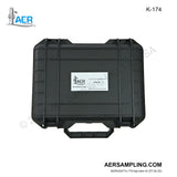 Aer Sampling product image K-174 empty critical orifice box viewed from top