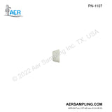 Aer Sampling product image PN-1107 1/4 inch PTFE Front Ferrule viewed from left
