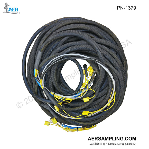 Aer Sampling product image PN-1379 100ft Umbilical Cable Assembly viewed from top