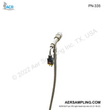 Aer Sampling product image PN-335 handy unheated sampling line viewed from right head top