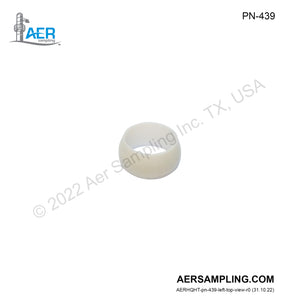 Aer Sampling product image PN-439 5/8 inch PTFE Single Ferrule viewed from left top