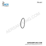 Aer Sampling product image PN-441 o ring 3 inch filter support viewed from left head top